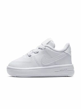 Nike Infant White Low-Top Sneaker with Lace Closure